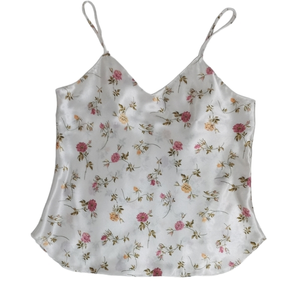 🤩4/$25 Jordache Silky Floral Camisole Top - Picture 1 of 7